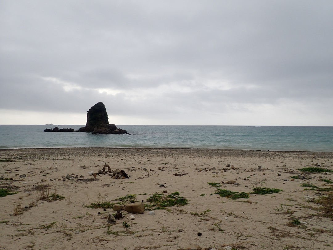 今日の嘉陽海岸