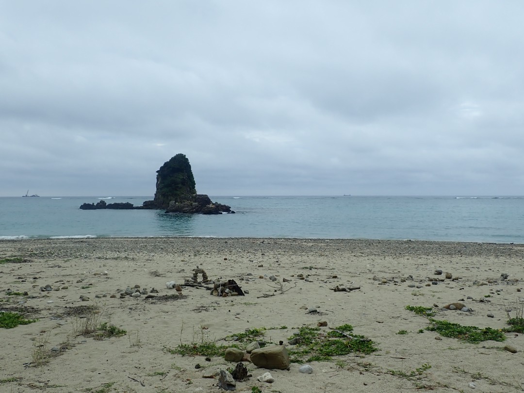 今日の嘉陽海岸