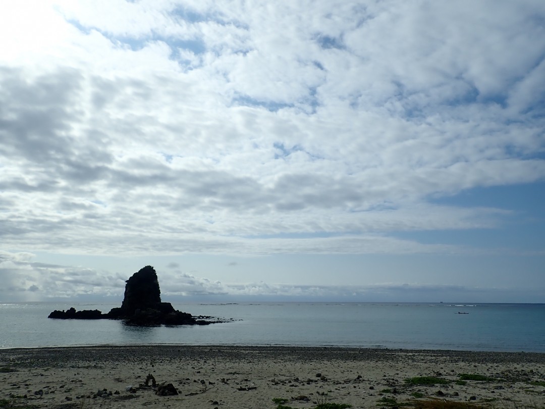 今日の嘉陽海岸