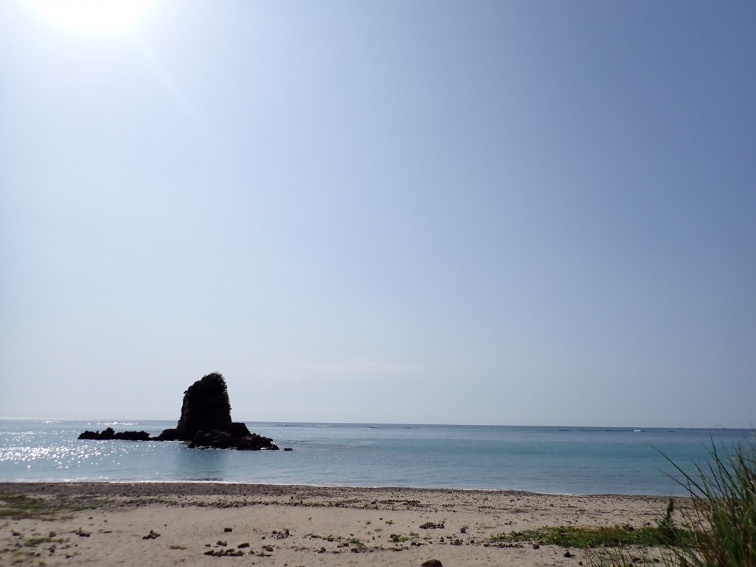 今日の嘉陽海岸