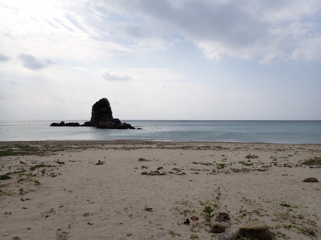 今日の嘉陽海岸