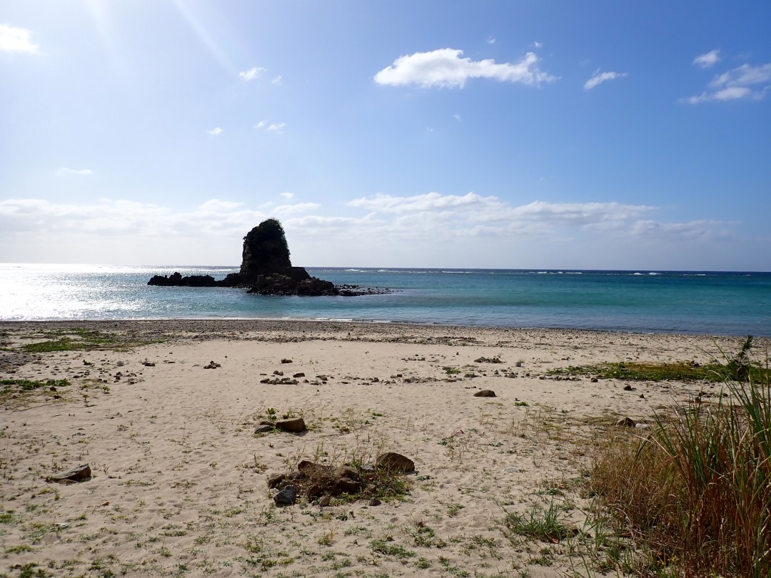 今日の嘉陽海岸