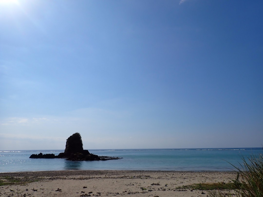 今日の嘉陽海岸