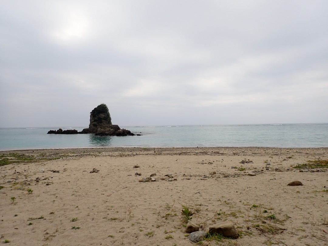 今日の嘉陽海岸