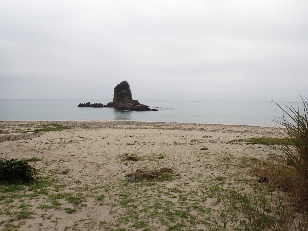 今日の嘉陽海岸