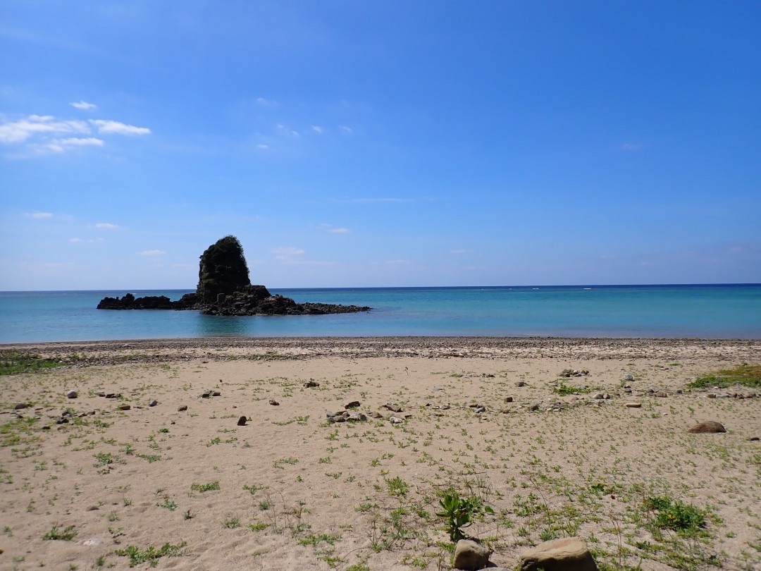 今日の嘉陽海岸