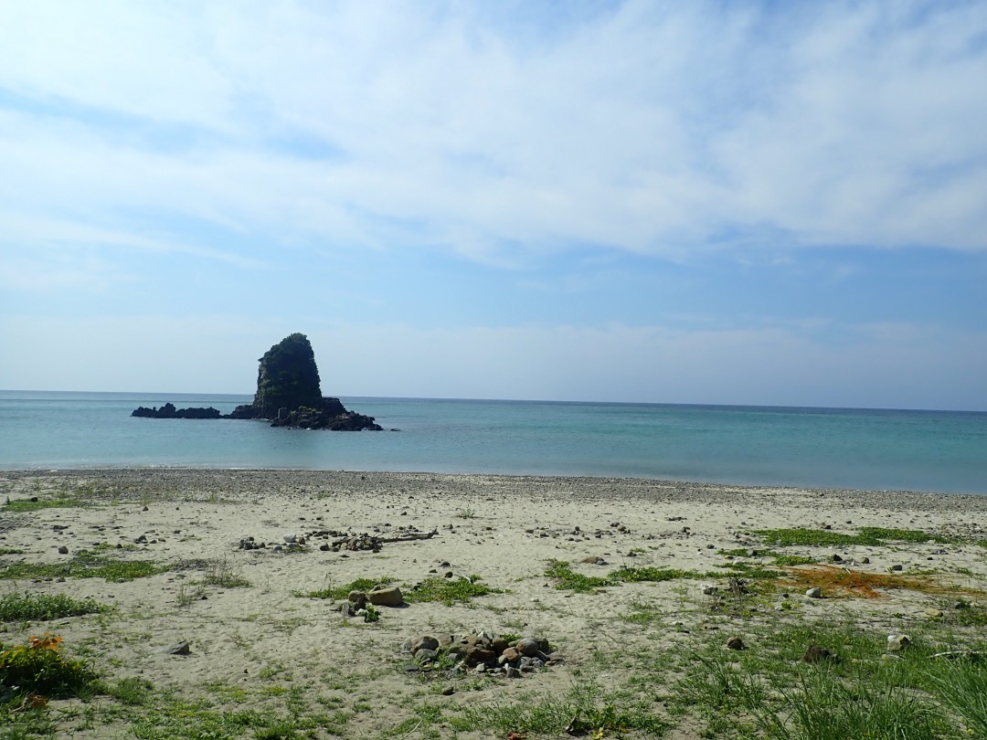 今日の嘉陽海岸