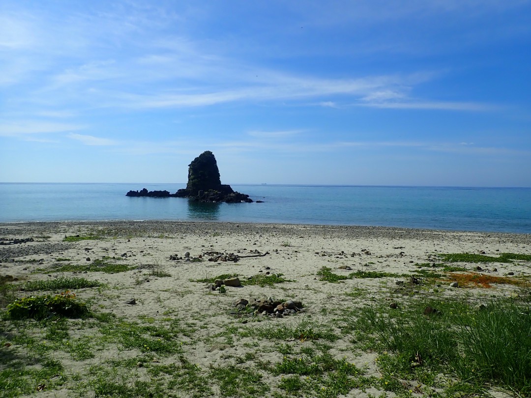 今日の嘉陽海岸