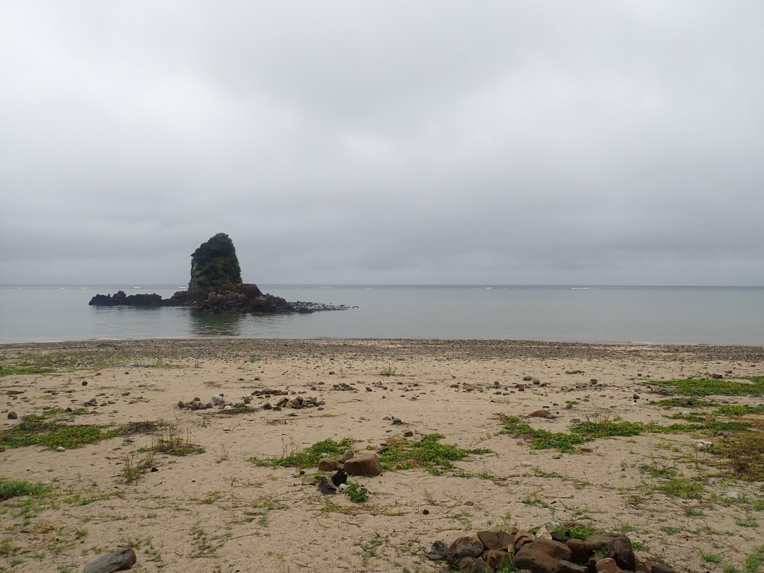 今日の嘉陽海岸