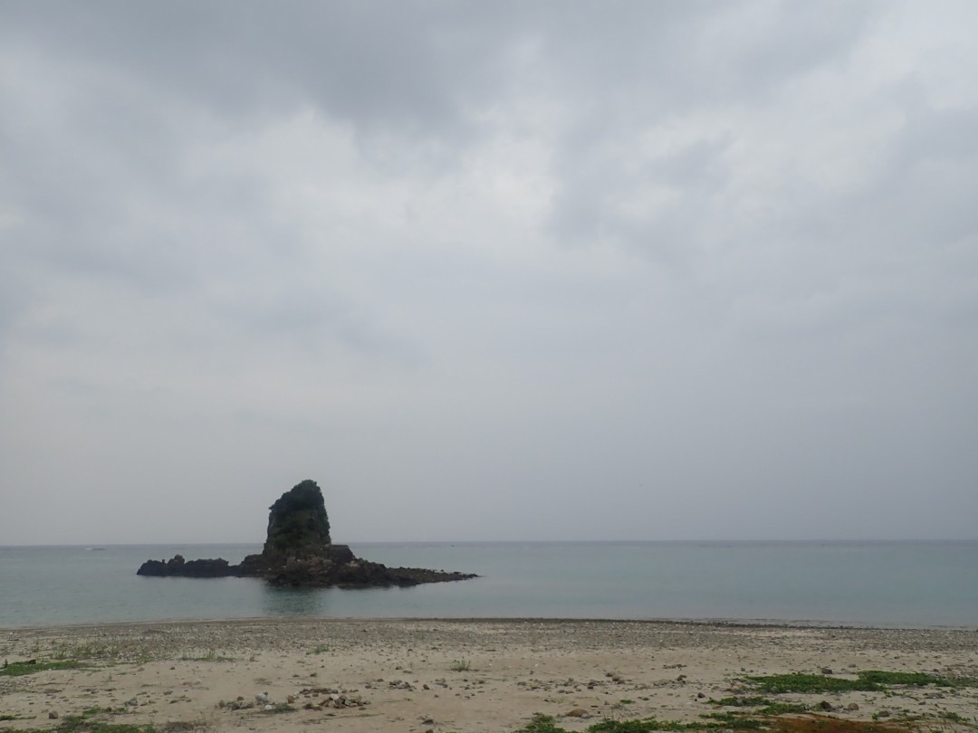 今日の嘉陽海岸
