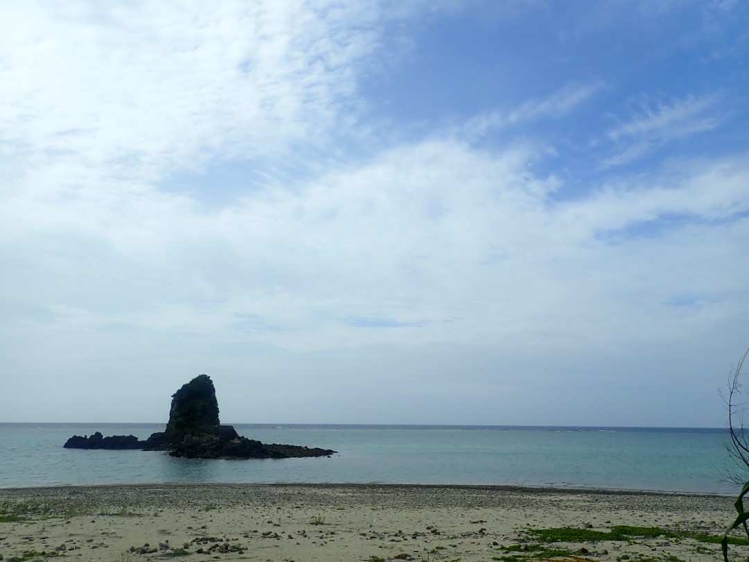 今日の嘉陽海岸