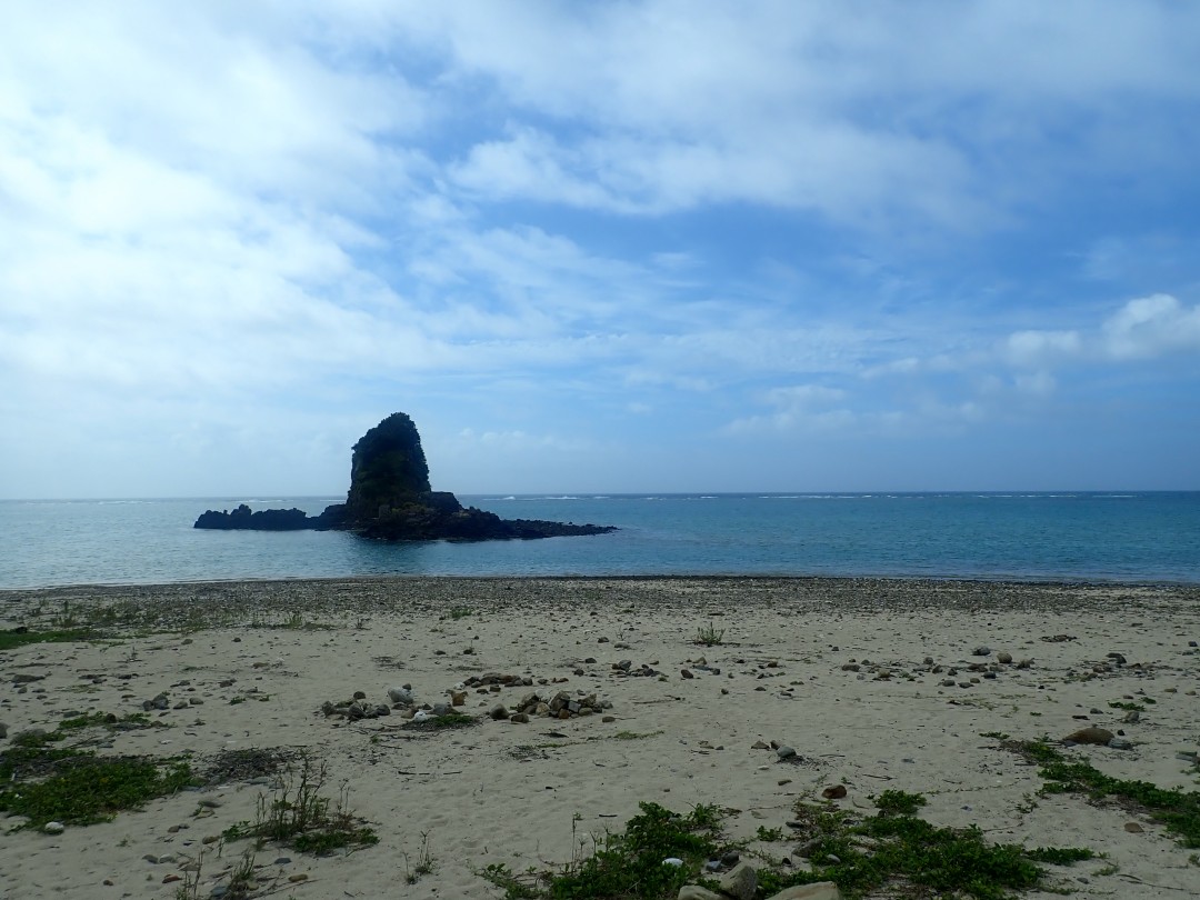 今日の嘉陽海岸