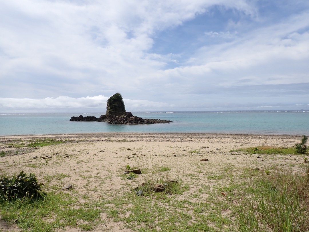 今日の嘉陽海岸