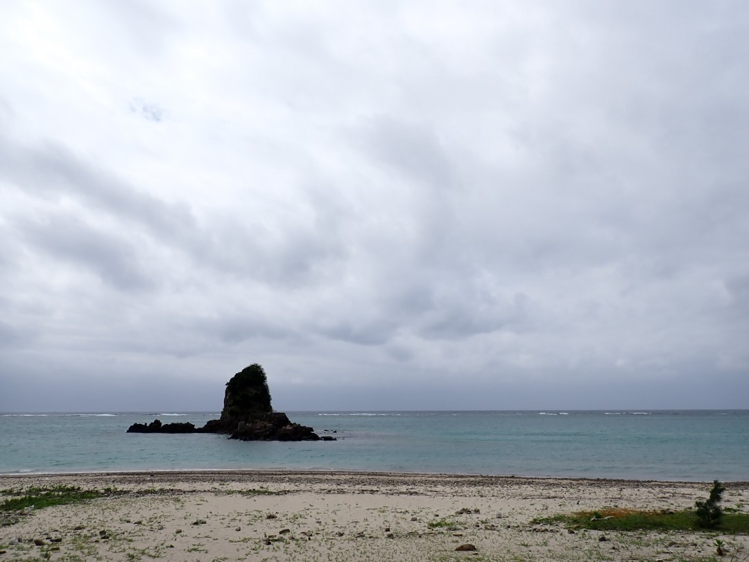 今日の嘉陽海岸
