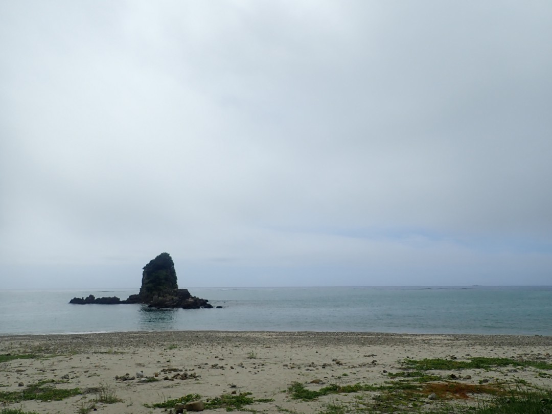 今日の嘉陽海岸