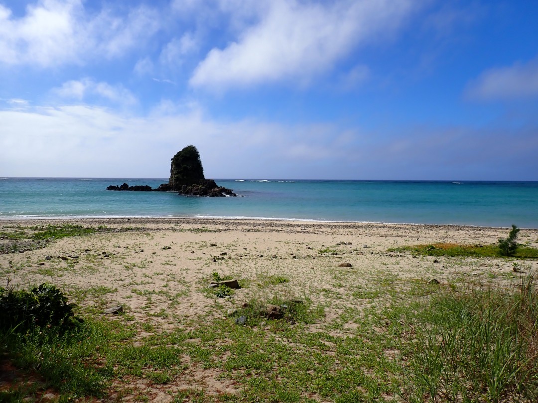 今日の嘉陽海岸