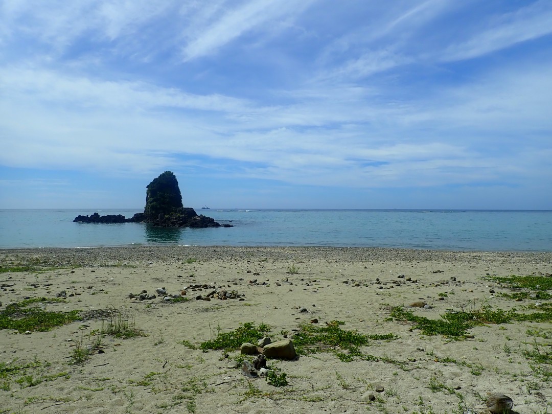 今日の嘉陽海岸
