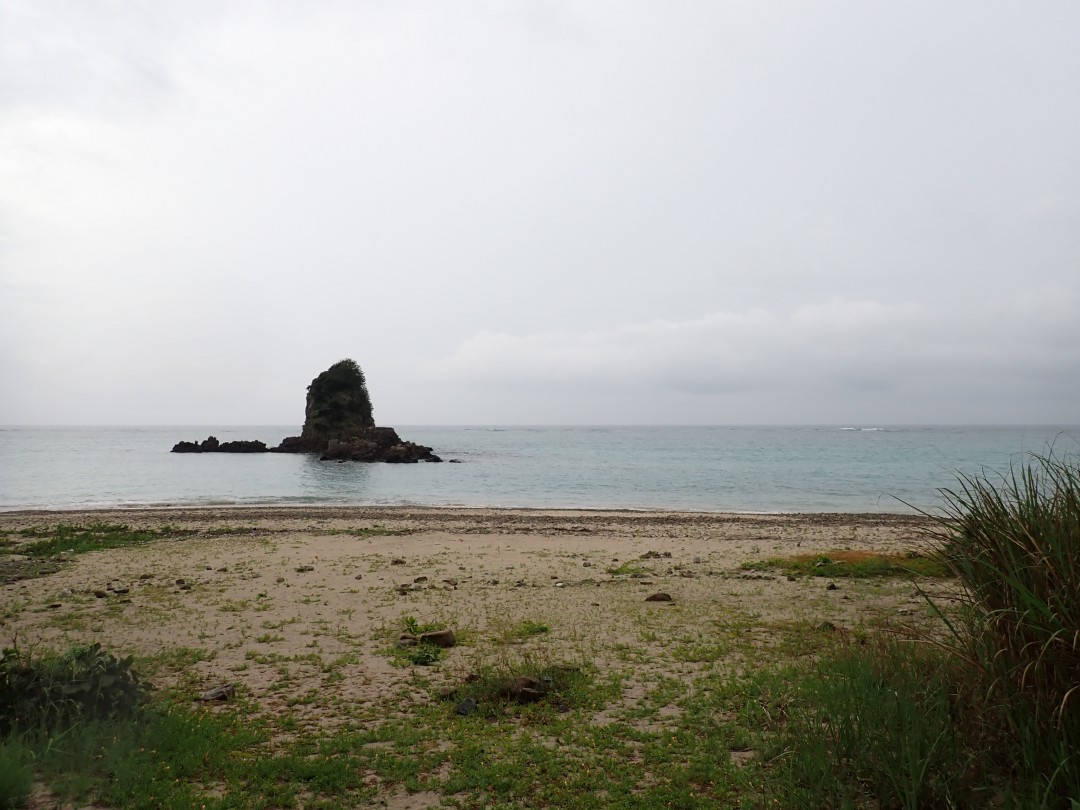 今日の嘉陽海岸