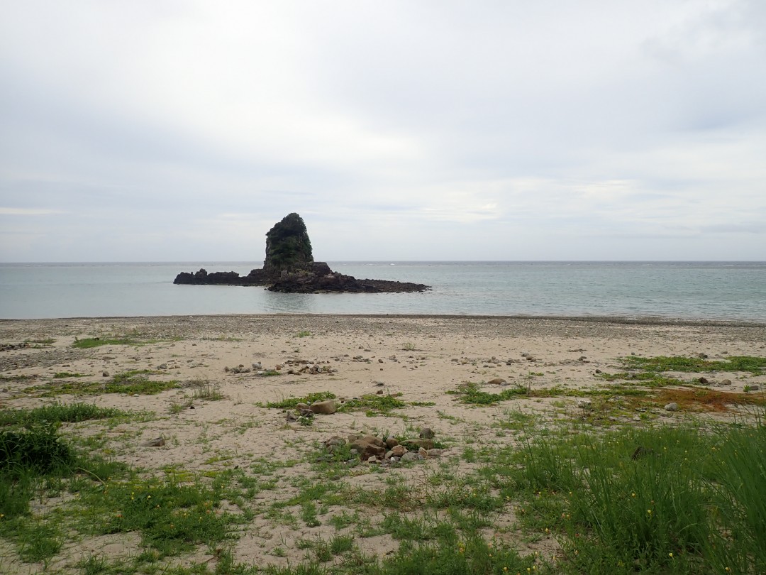 今日の嘉陽海岸
