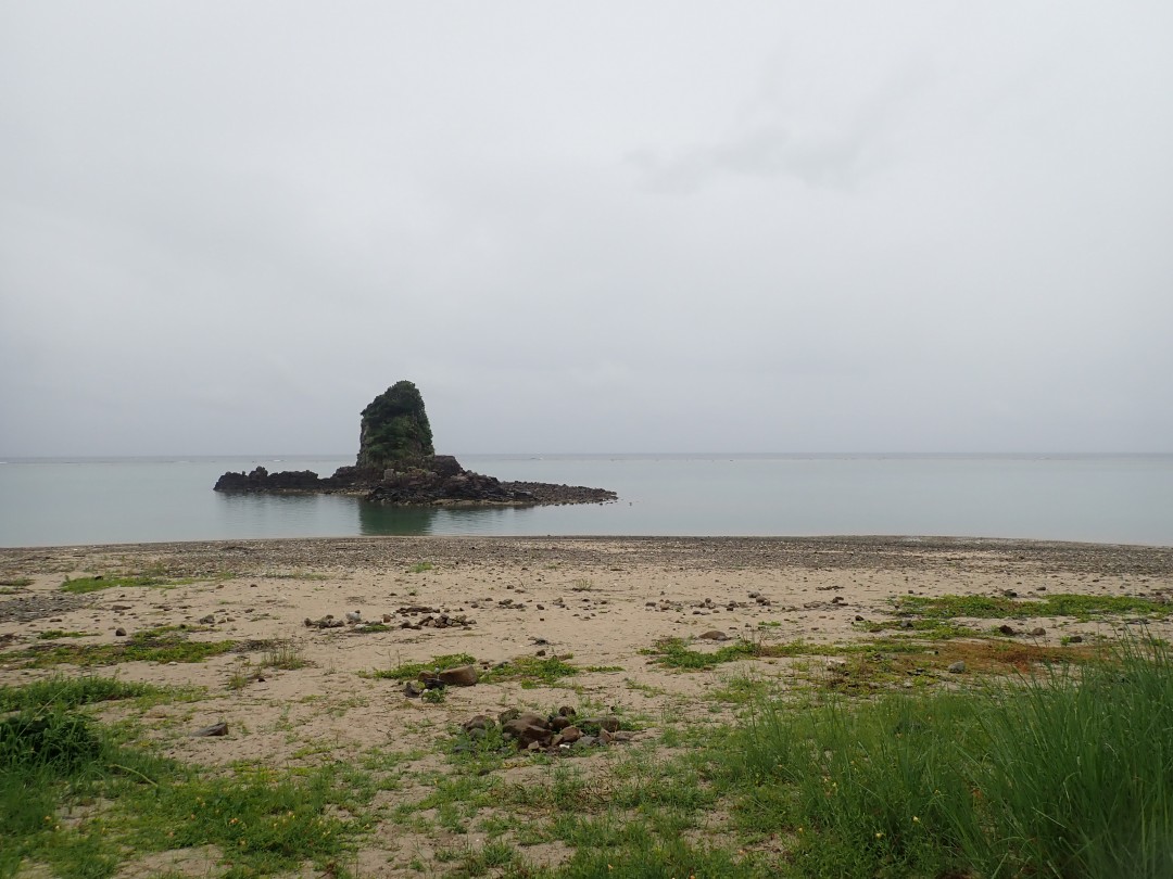 今日の嘉陽海岸