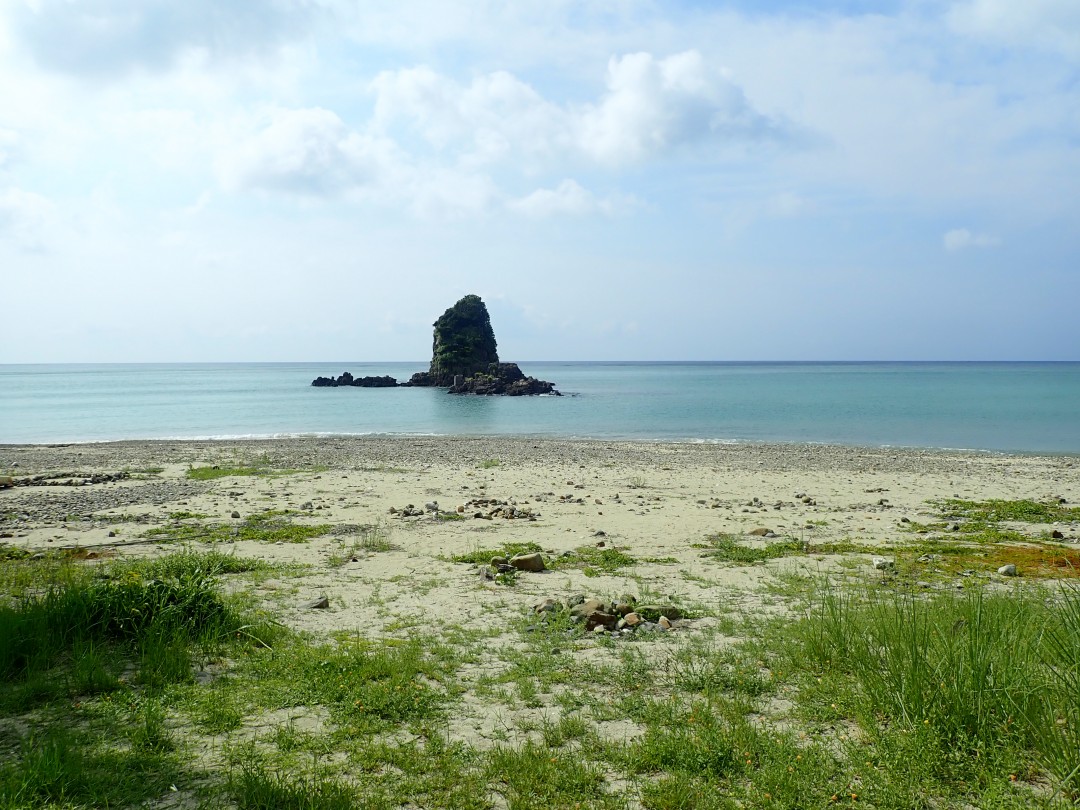 今日の嘉陽海岸