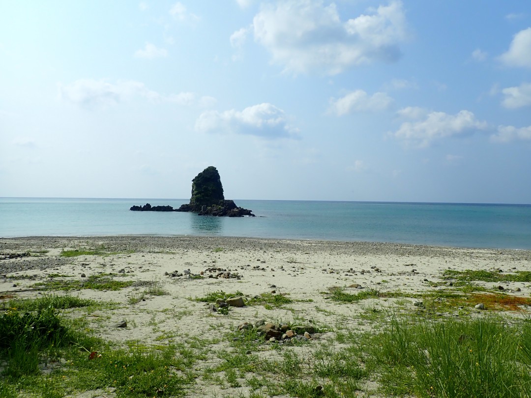 今日の嘉陽海岸