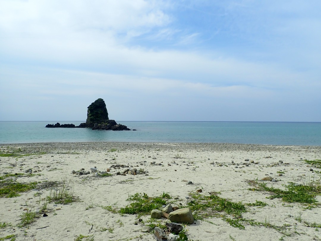 今日の嘉陽海岸