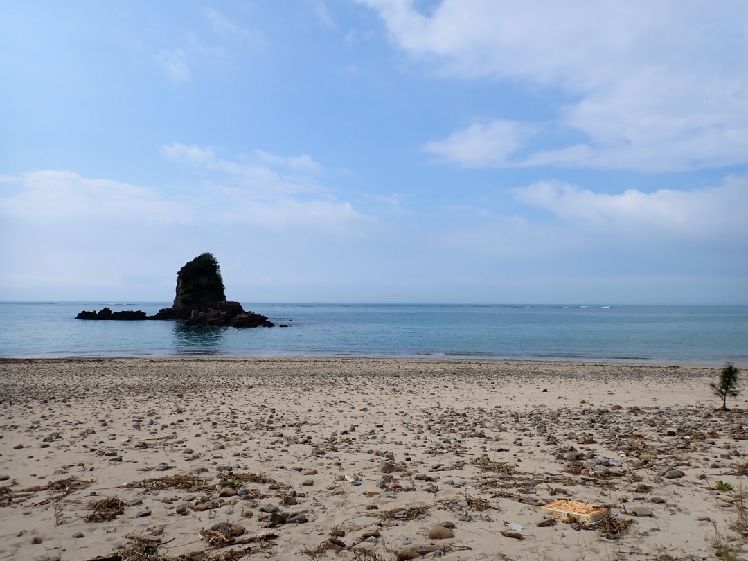 今日の嘉陽海岸