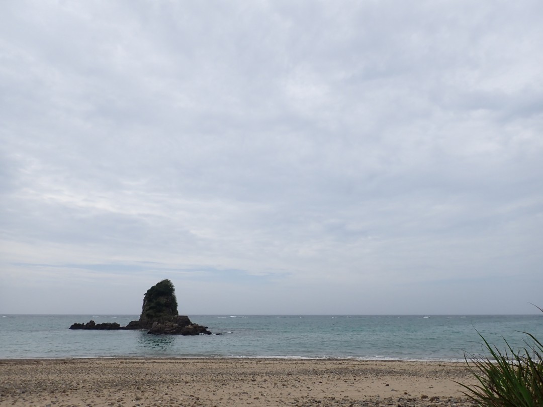 今日の嘉陽海岸