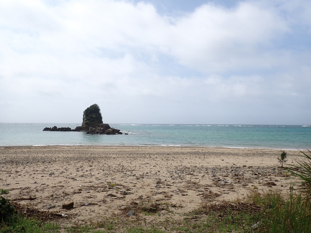 今日の嘉陽海岸