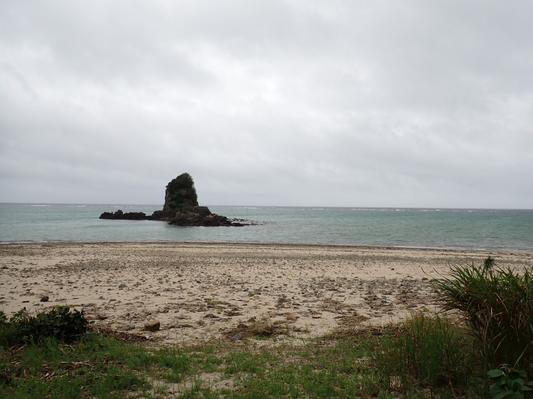 今日の嘉陽海岸