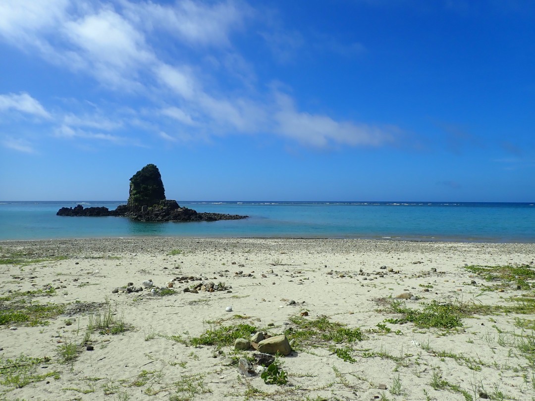 今日の嘉陽海岸