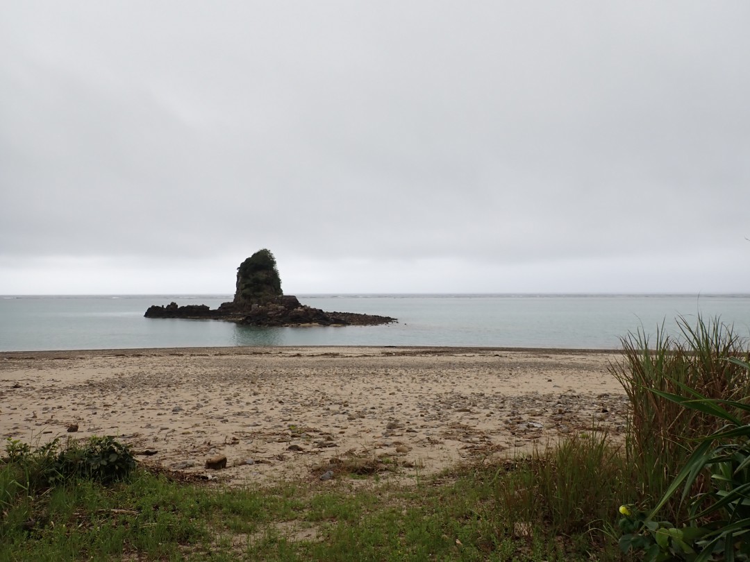 今日の嘉陽海岸