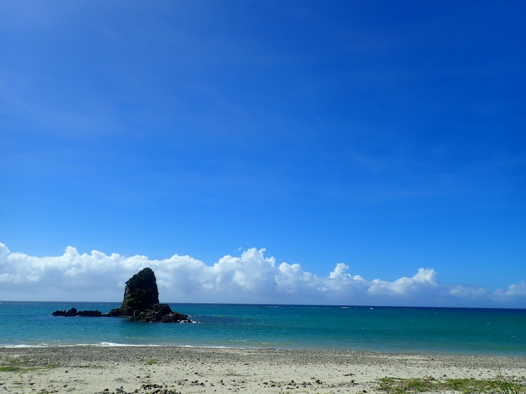 今日の嘉陽海岸