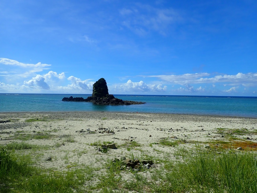 今日の嘉陽海岸