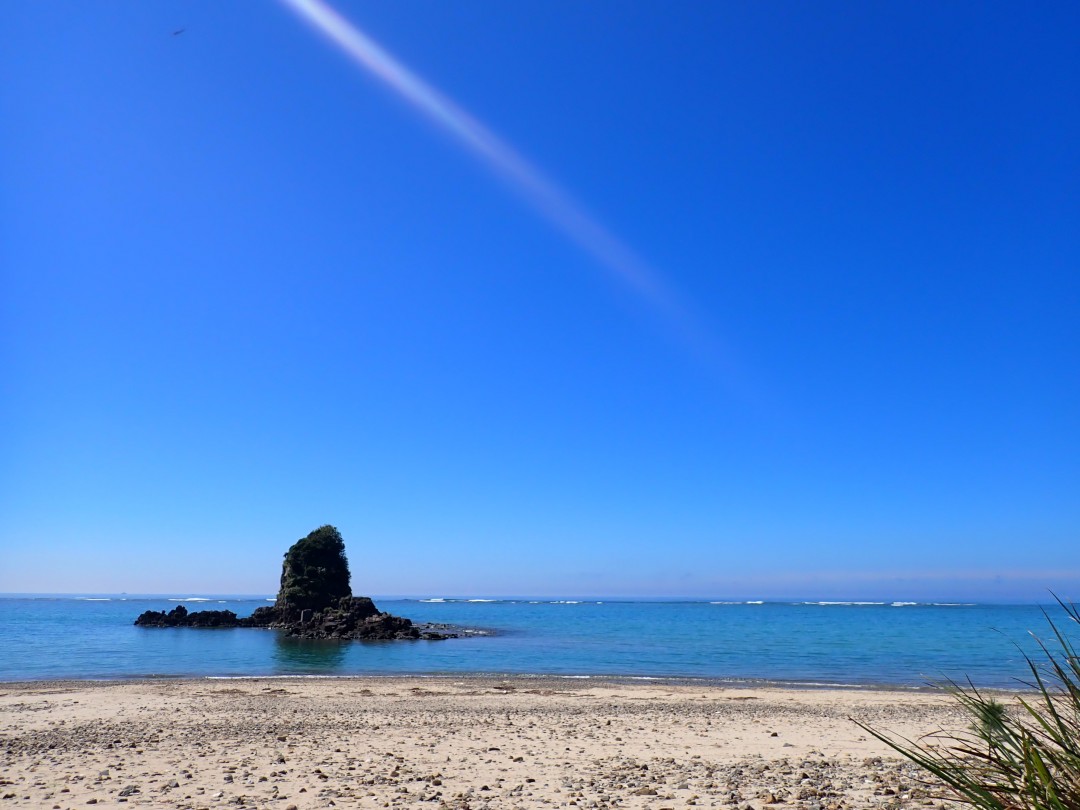 今日の嘉陽海岸