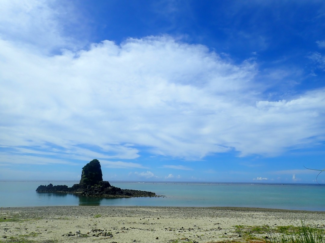 今日の嘉陽海岸