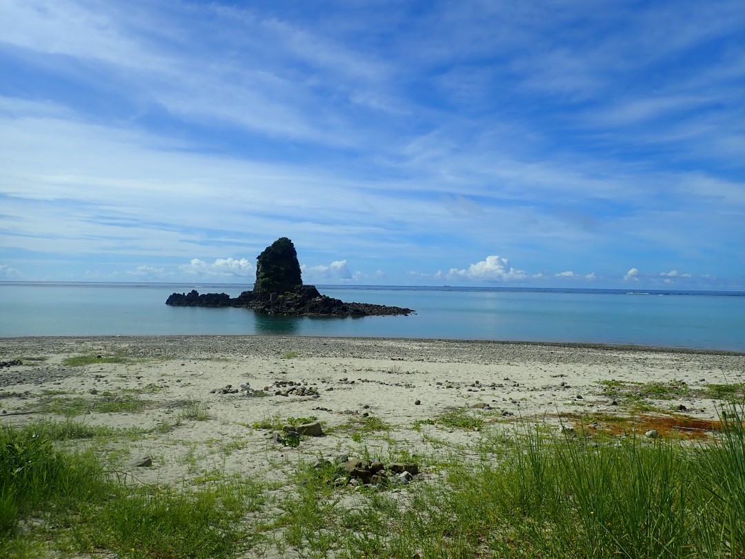 今日の嘉陽海岸