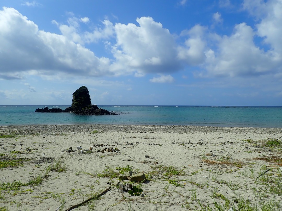 今日の嘉陽海岸