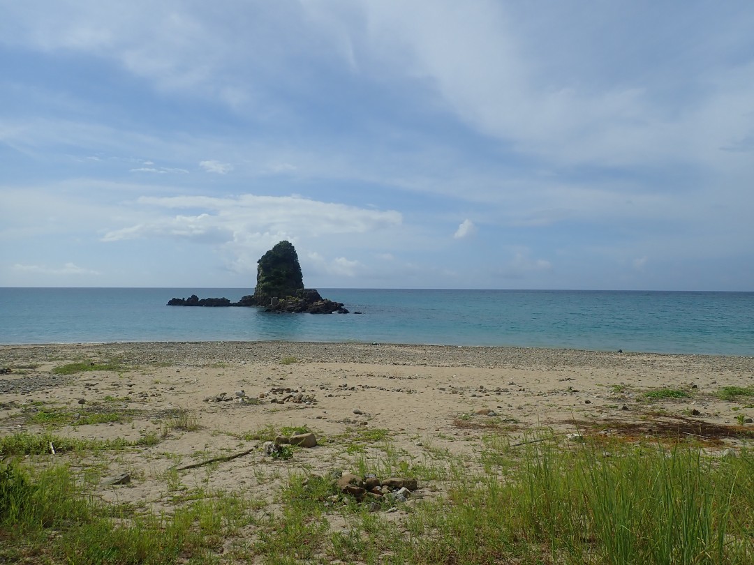 今日の嘉陽海岸