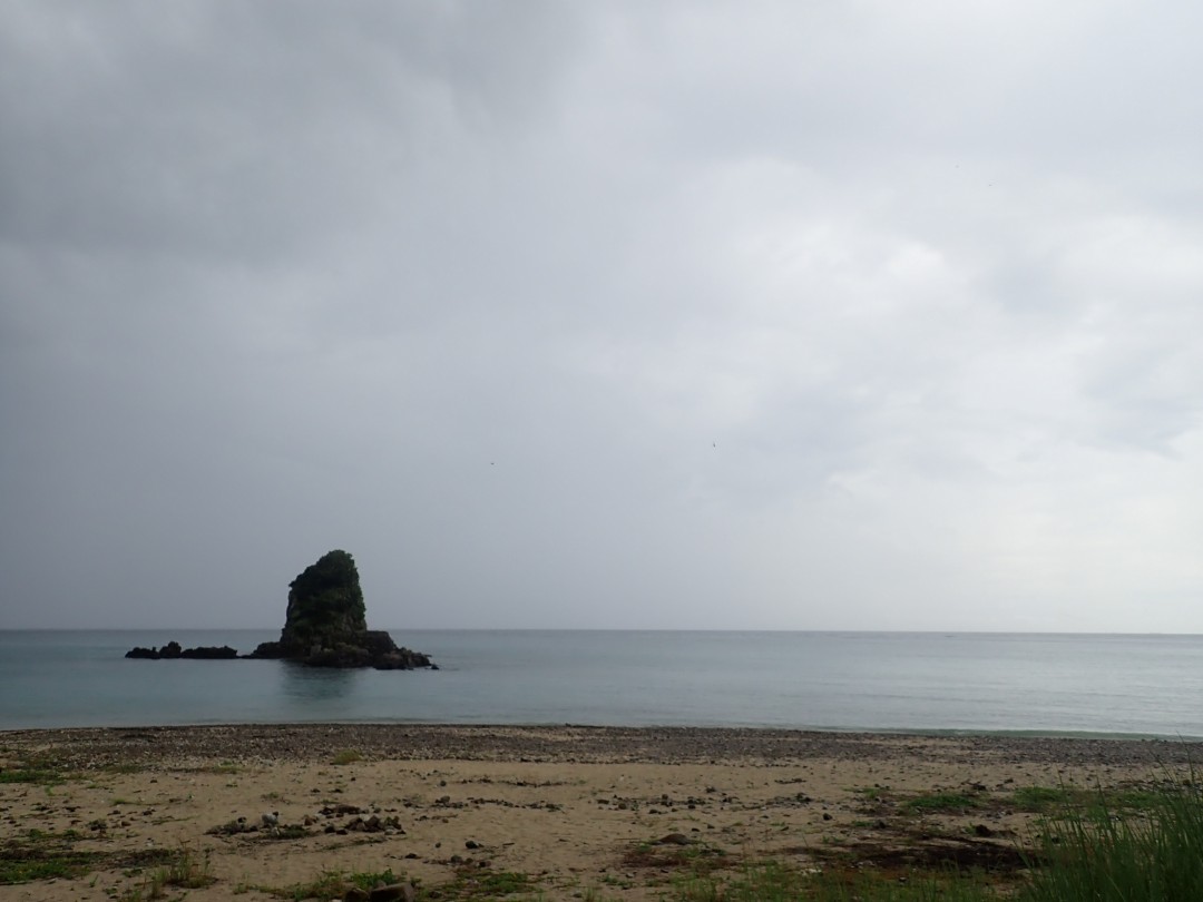今日の嘉陽海岸