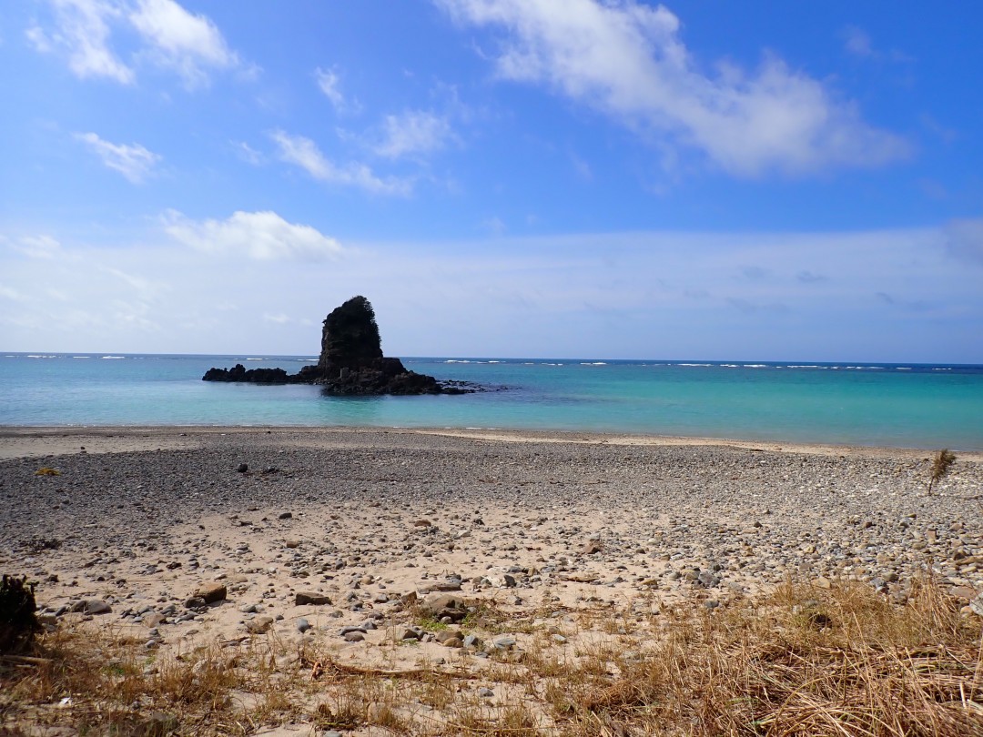 今日の嘉陽海岸