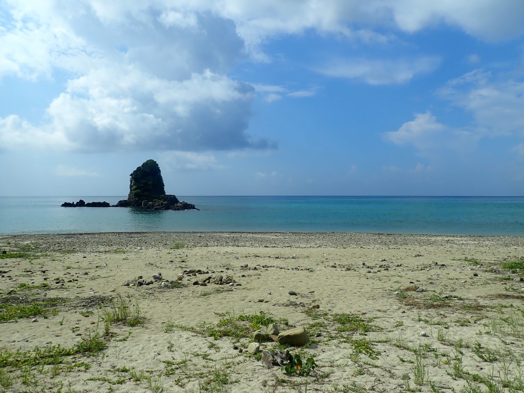 今日の嘉陽海岸