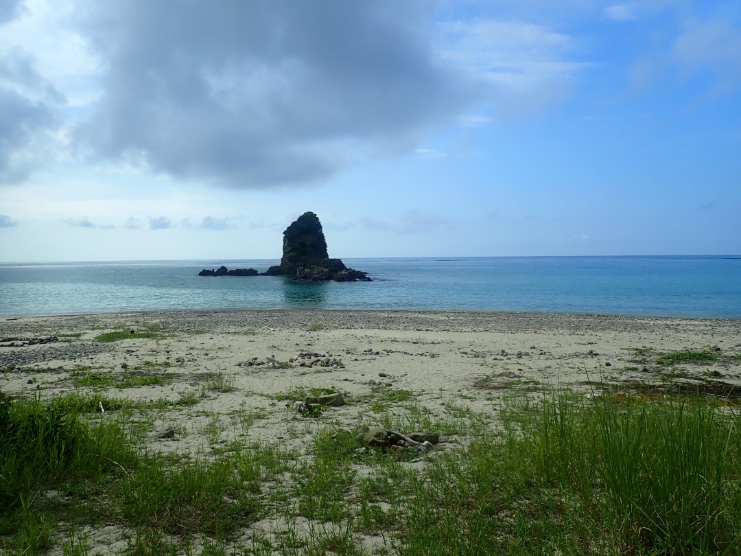 今日の嘉陽海岸