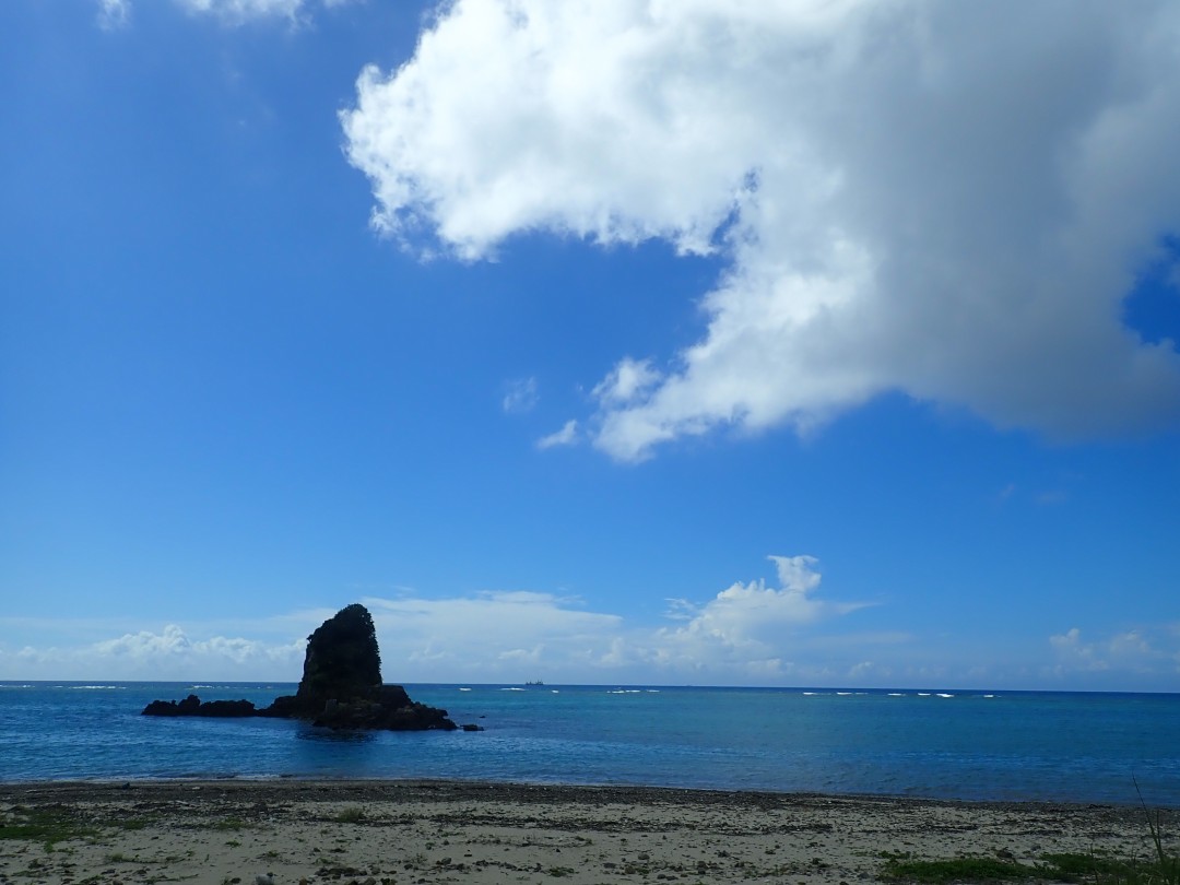 今日の嘉陽海岸