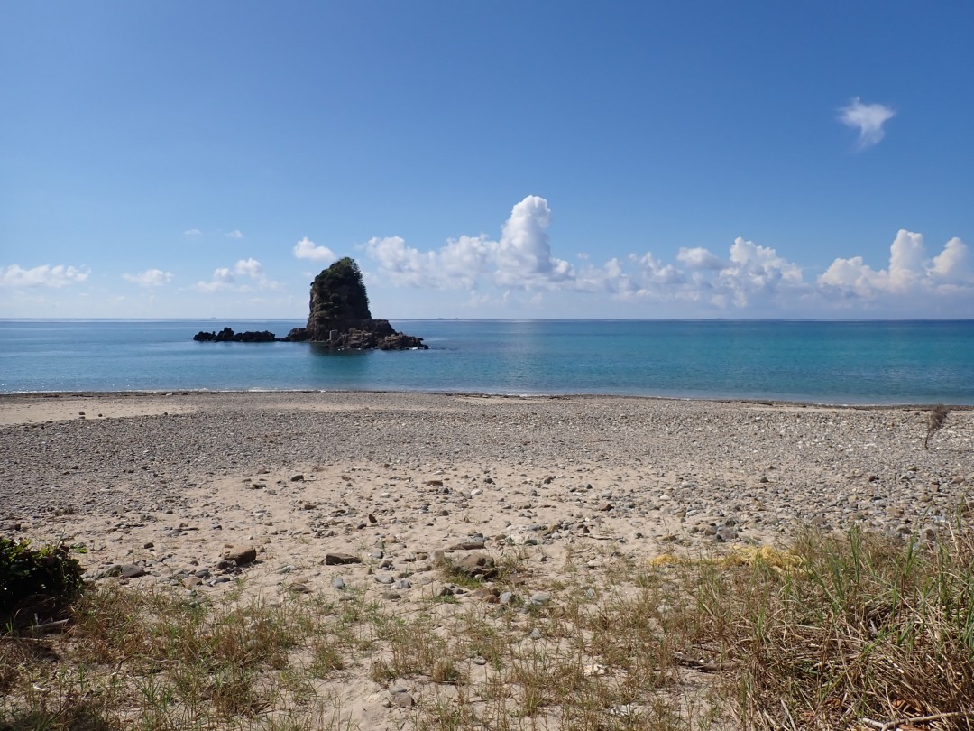 今日の嘉陽海岸
