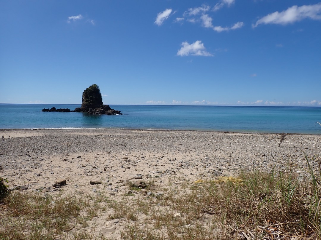今日の嘉陽海岸