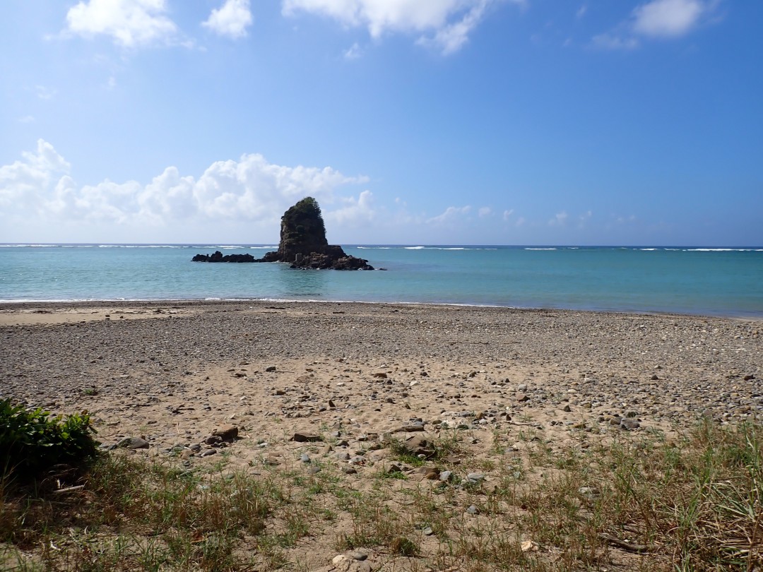 今日の嘉陽海岸