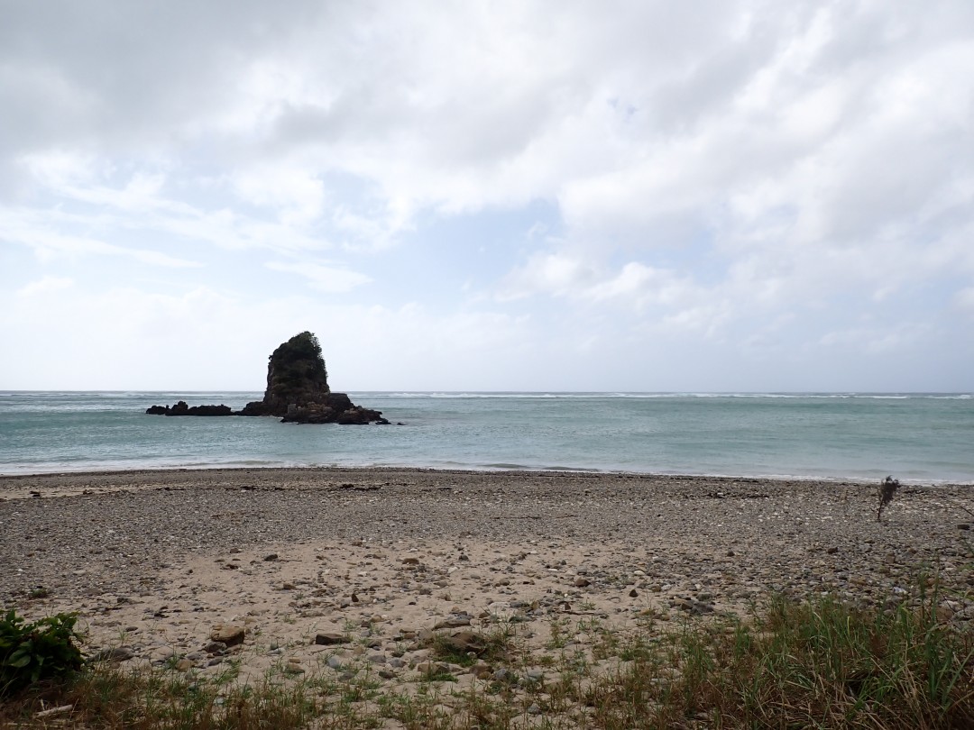 今日の嘉陽海岸