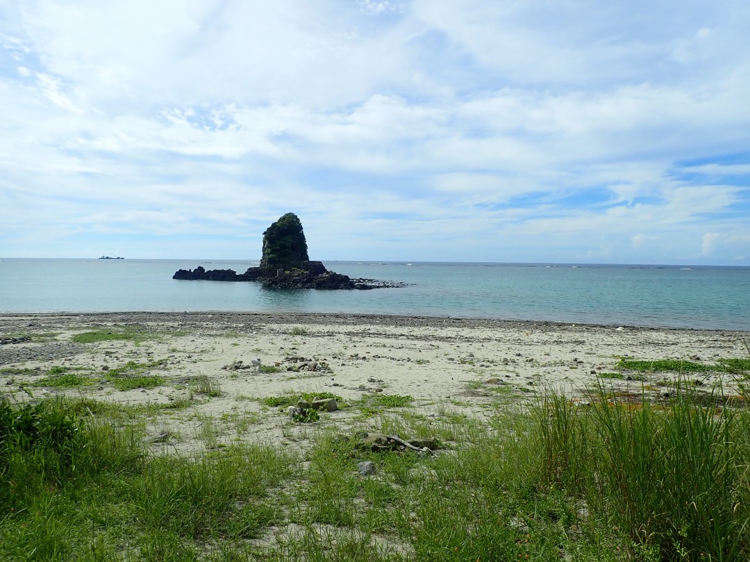 今日の嘉陽海岸